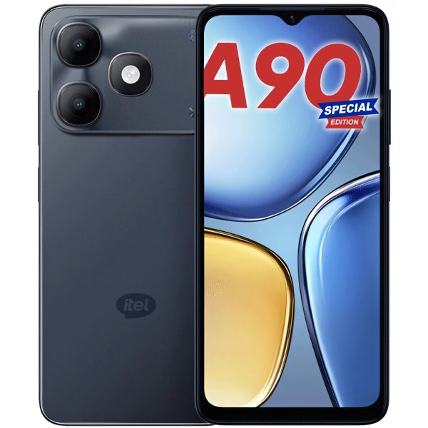 Smartphone Itel A90 A6610L Dual SIM de 128GB 4GB RAM de 6.6" 13MP 5MP - Starlit Black (Anatel)